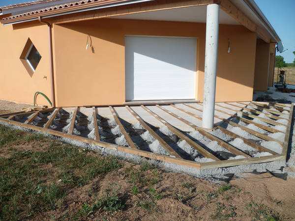 construire une terrasse en beton