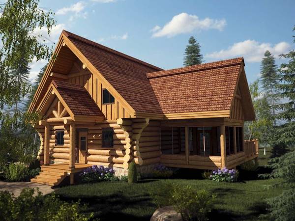 maison en bois plain pied prix